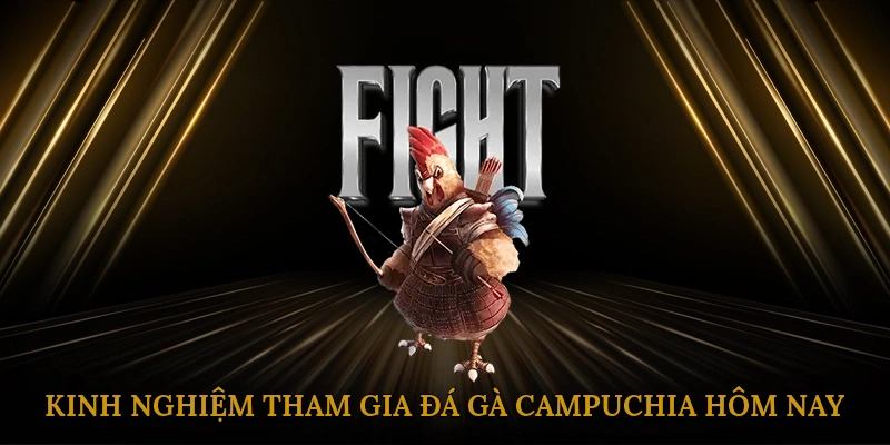 Kinh nghiệm tham gia đá gà Campuchia hôm nay