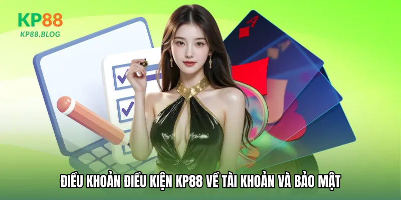 Điều khoản điều kiện KP88 về tài khoản và bảo mật