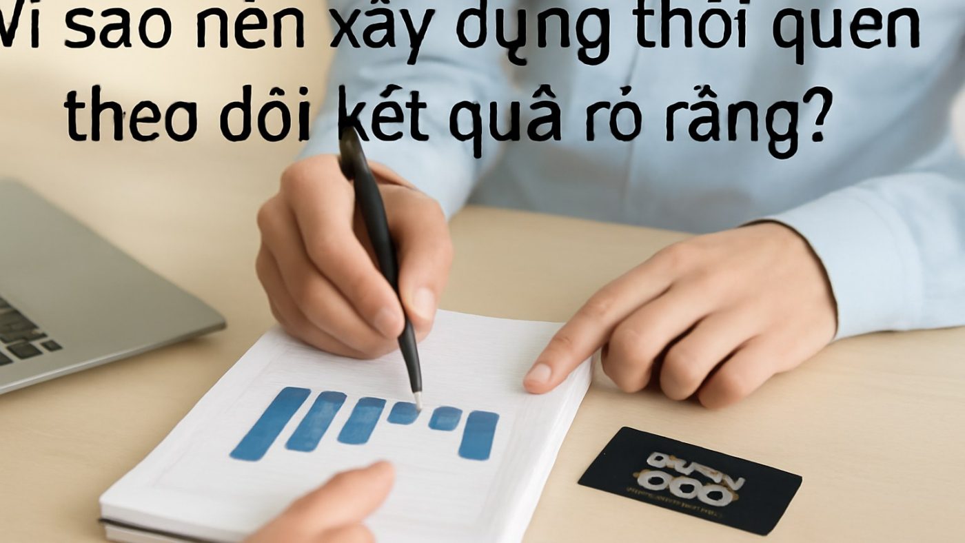 Vì sao nên xây dựng thói quen theo dõi kết quả rõ ràng? Minh họa: Vì sao nên xây dựng thói quen theo dõi kết quả rõ ràng?