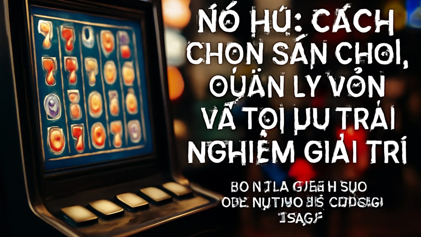NOHU: Cách chọn sân chơi, quản lý vốn và tối ưu trải nghiệm giải trí