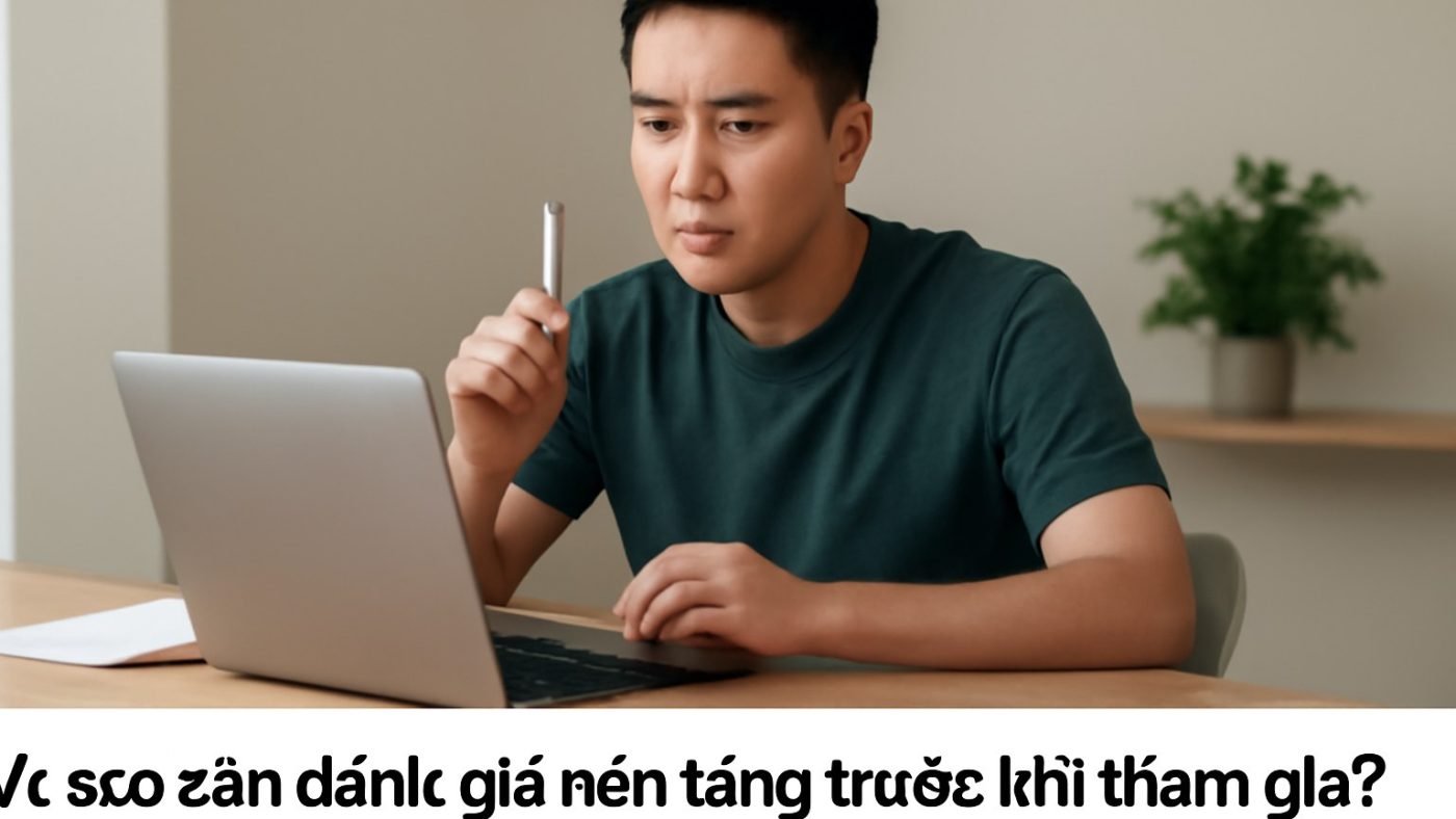 Minh họa: Vì sao cần đánh giá nền tảng trước khi tham gia?